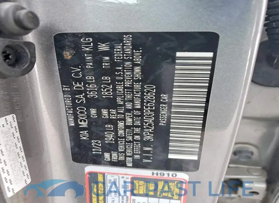 3KPA25AD3PE628620# 12