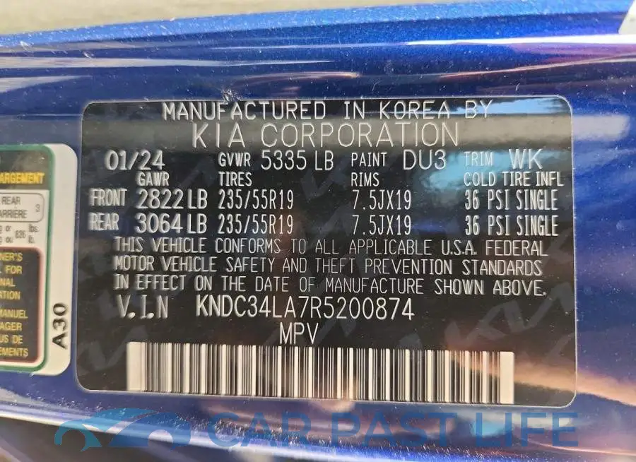 KNDC34LA7R5200874# 12