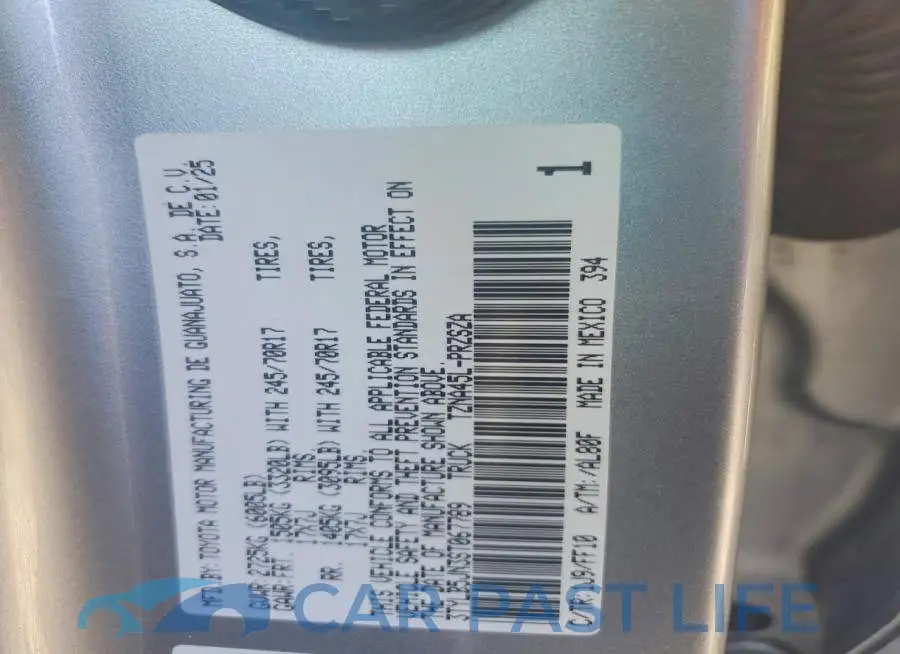 3TYLB5JN3ST067789# 12