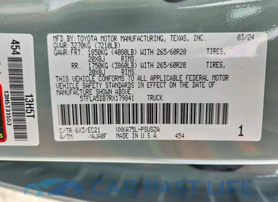5TFLA5DB7RX179841# 12