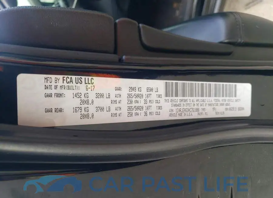 1C4RJEAG3HC761886# 13