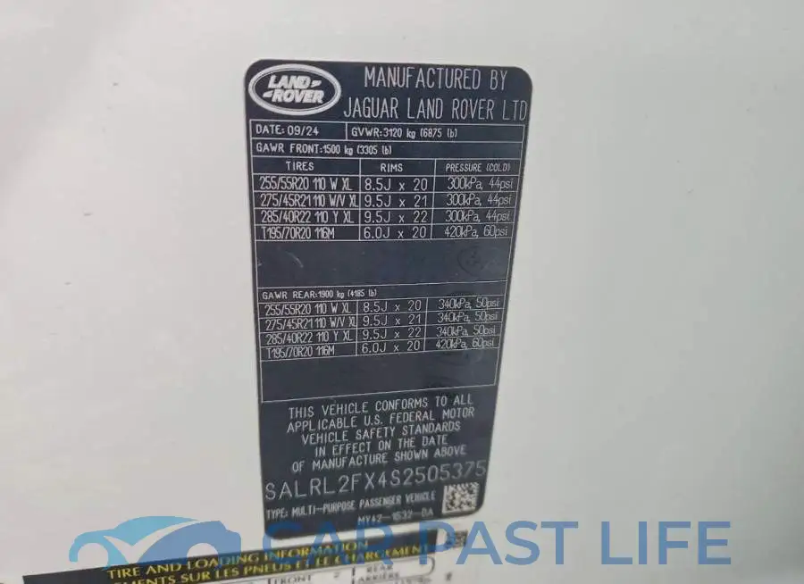 SALRL2FX4S2505375# 14