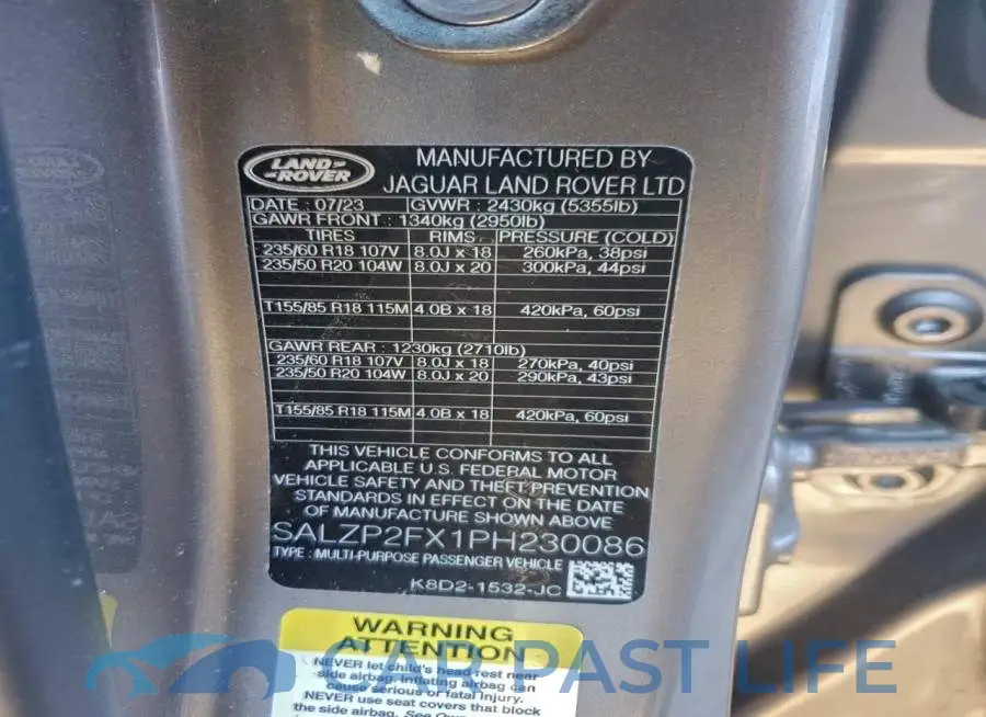 SALZP2FX1PH230086# 13