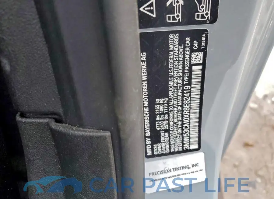 3MW53CM0XR8E82419# 12