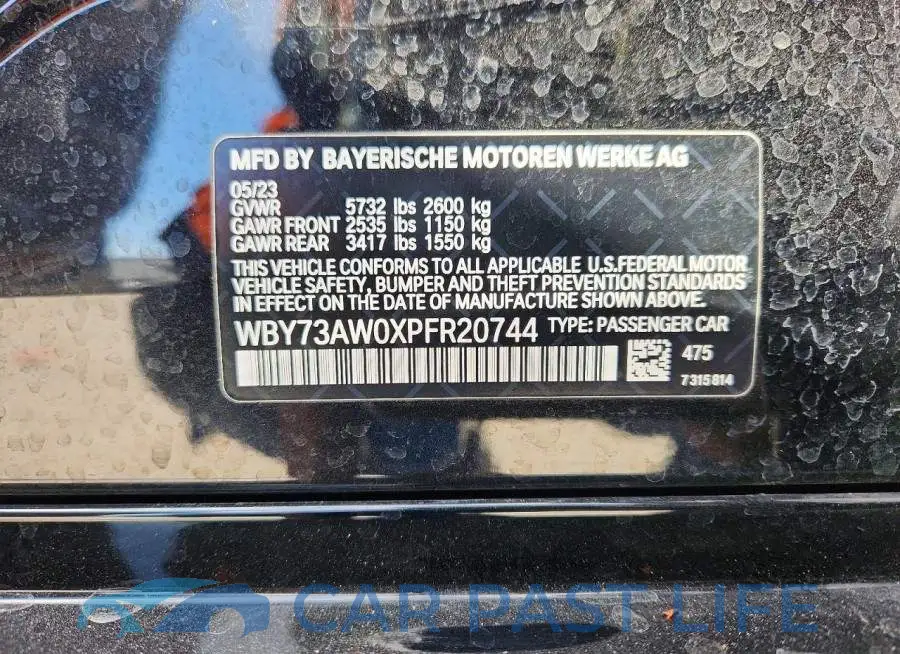 WBY73AW0XPFR20744# 13