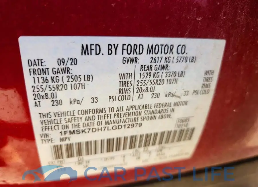 1FMSK7DH7LGD12979# 13