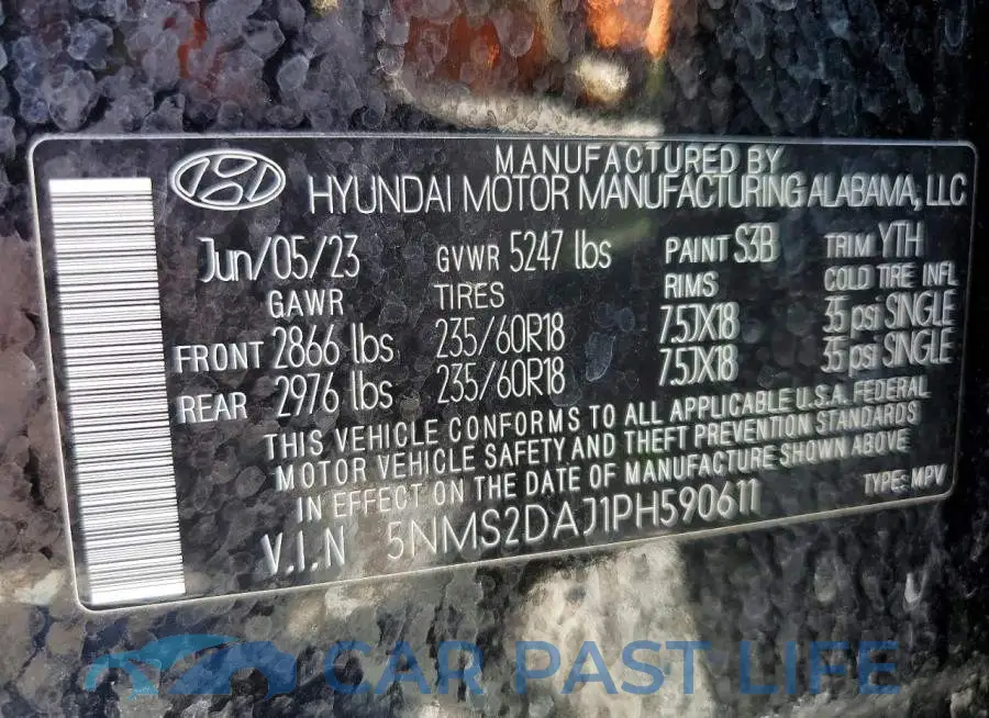 5NMS2DAJ1PH590611# 13
