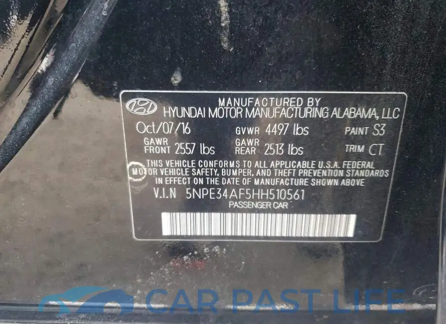 5NPE34AF5HH510561# 12