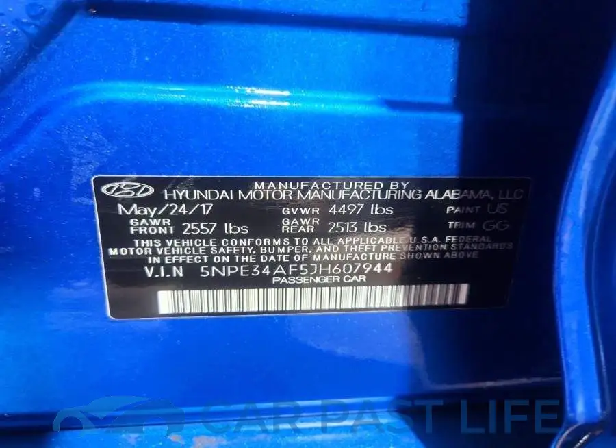 5NPE34AF5JH607944# 13