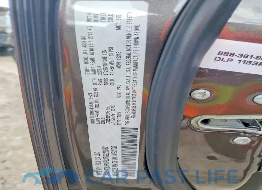 3C6UR5FL3RG226832# 13