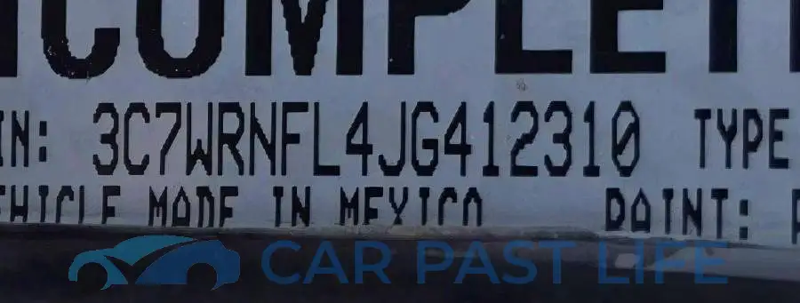 3C7WRNFL4JG412310# 10