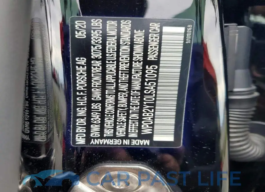 WP0AB2Y10LSA51095# 12