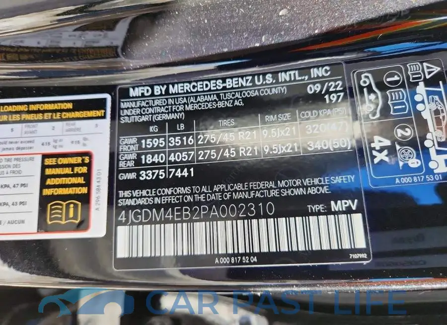 4JGDM4EB2PA002310# 14
