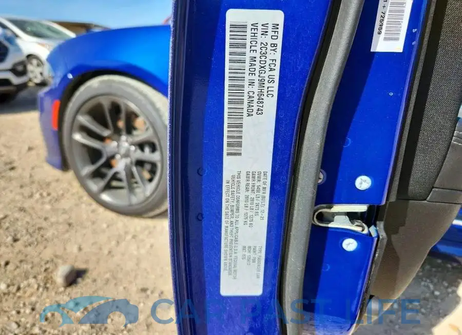 2C3CDXGJ9MH648743# 12