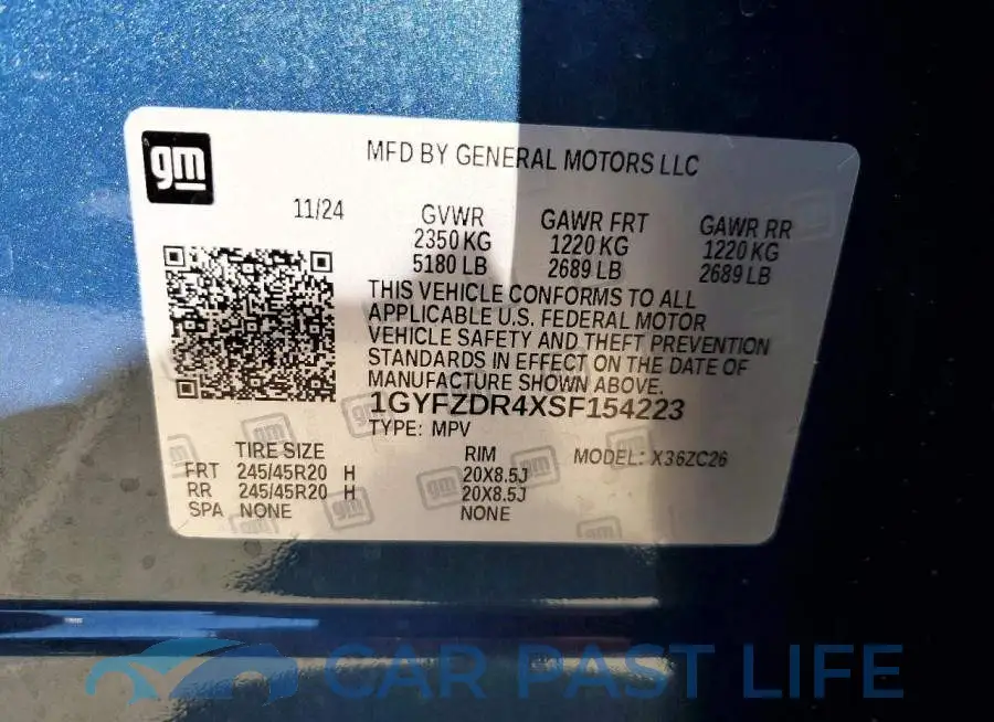 1GYFZDR4XSF154223# 14