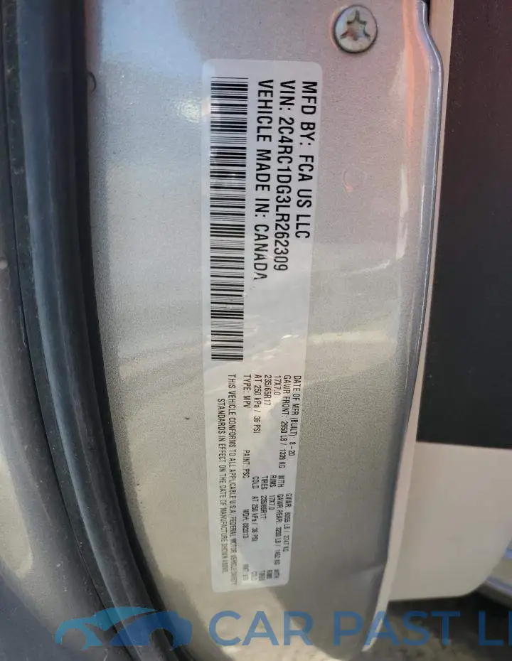 2C4RC1DG3LR262309# 14