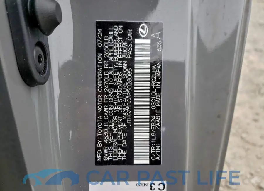 JTHGZ5BC8R5028085# 12