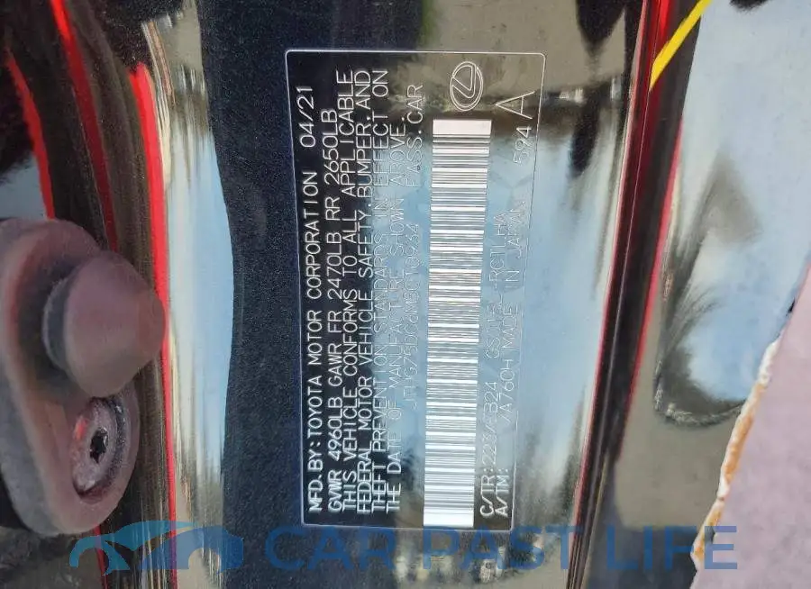 JTHGZ5DC6M5010934# 13