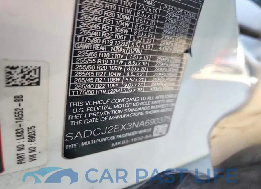 SADCJ2EX3NA690375# 12