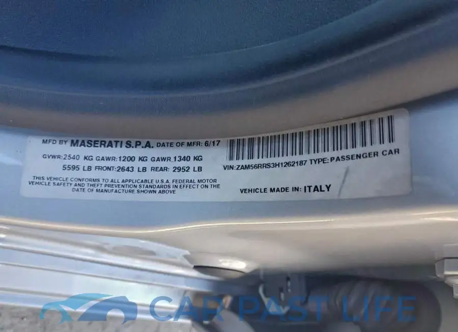 ZAM56RRS3H1262187# 12