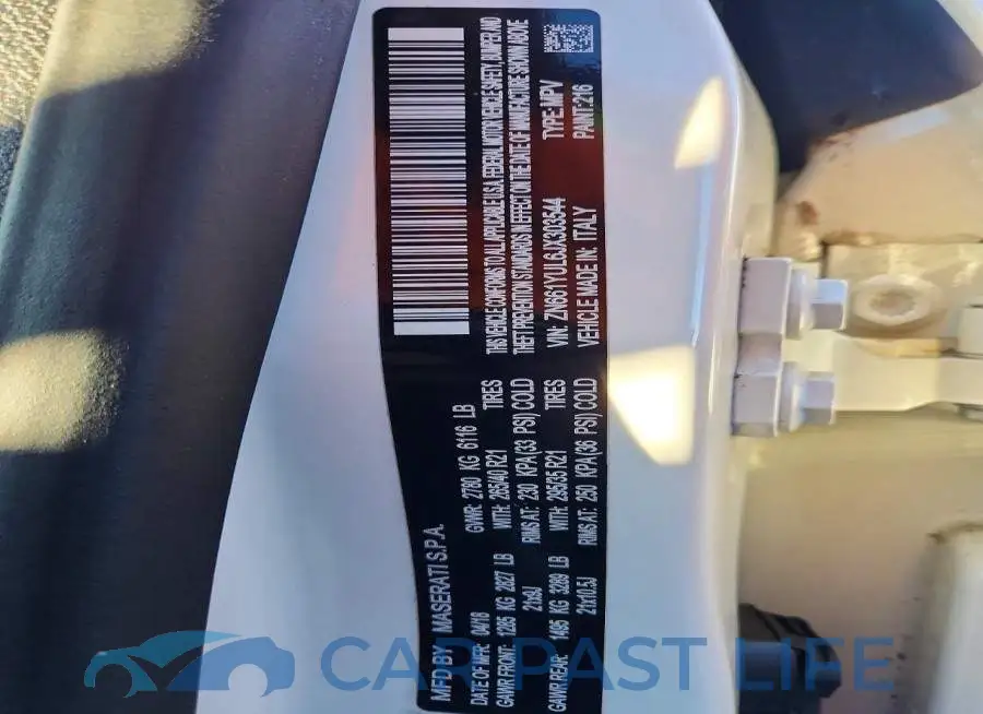 ZN661YUL6JX303544# 13