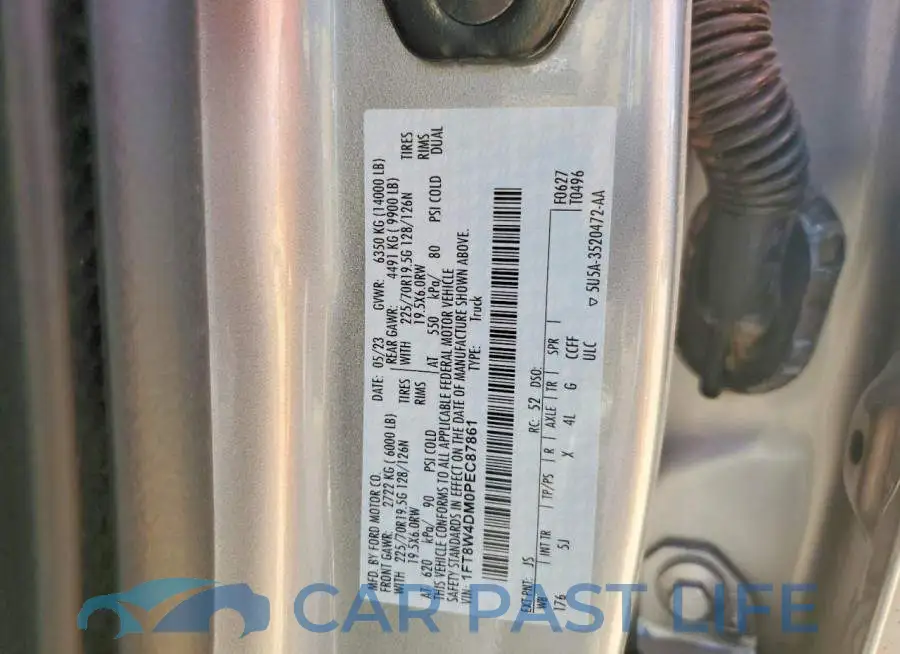 1FT8W4DM0PEC87861# 12