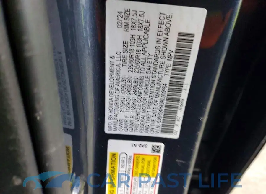 5J6RS4H49RL009964# 13