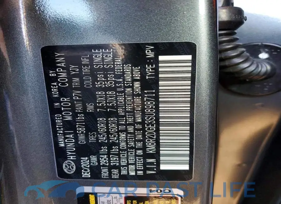 KM8R2DGE3SU898711# 14