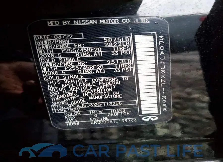 3PCAJ5J3XNF113258# 13