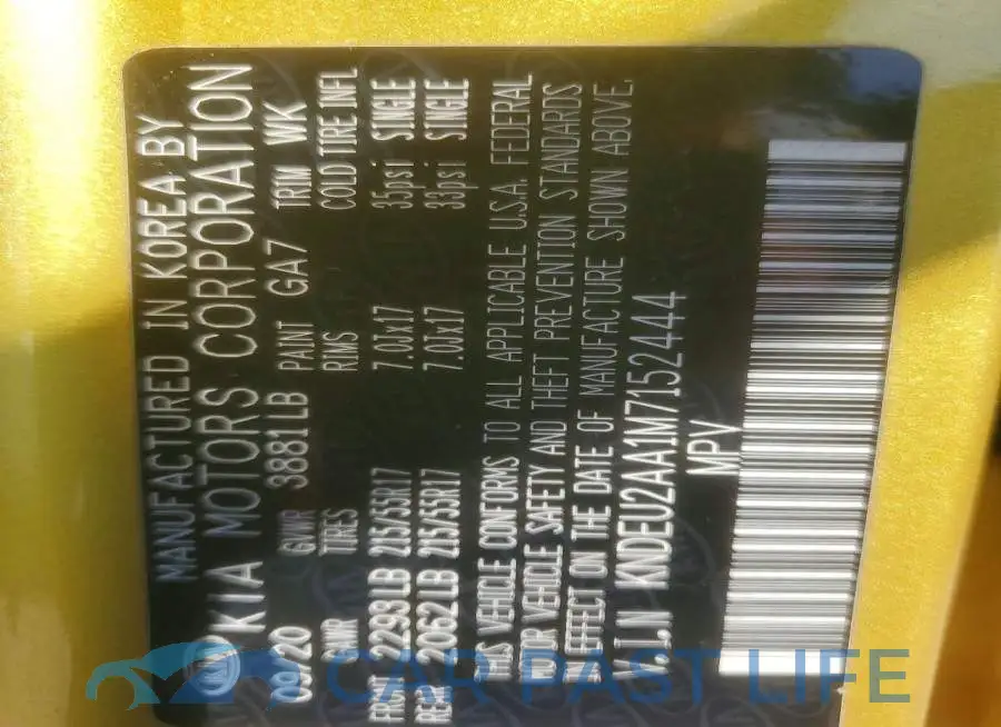 KNDEU2AA1M7152444# 14