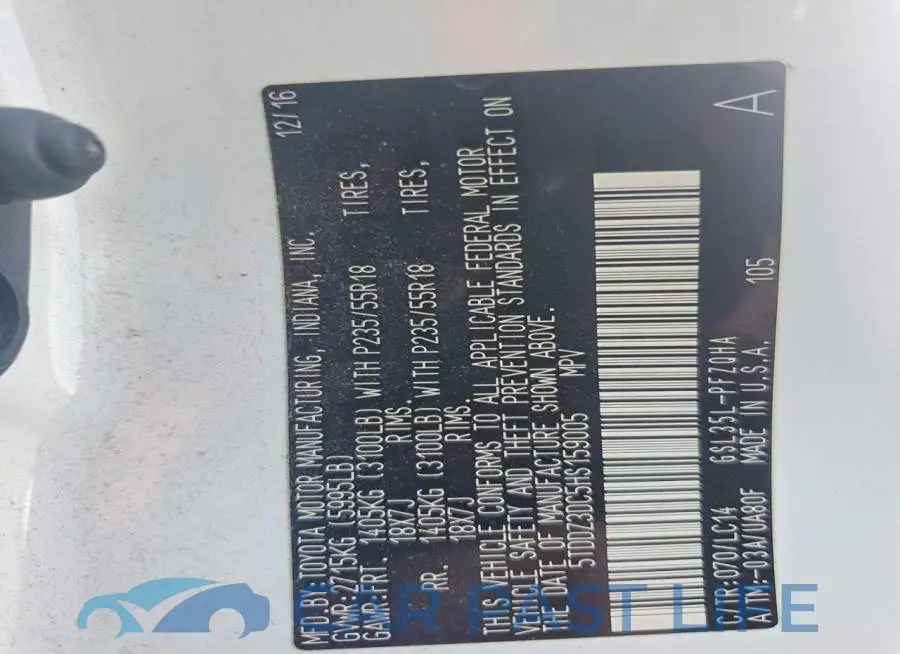 5TDDZ3DC5HS159005# 13