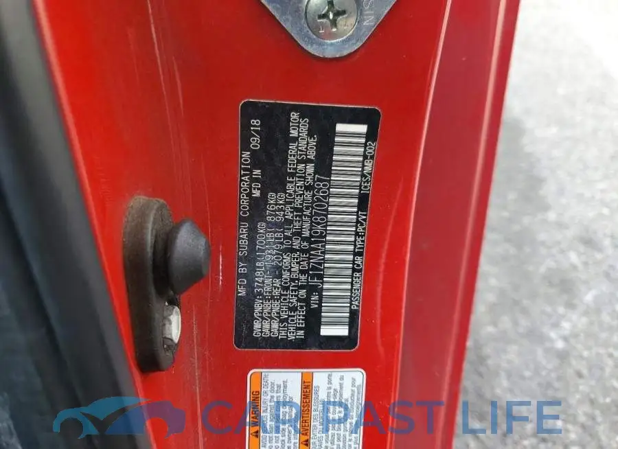 JF1ZNAA19K8702687# 13