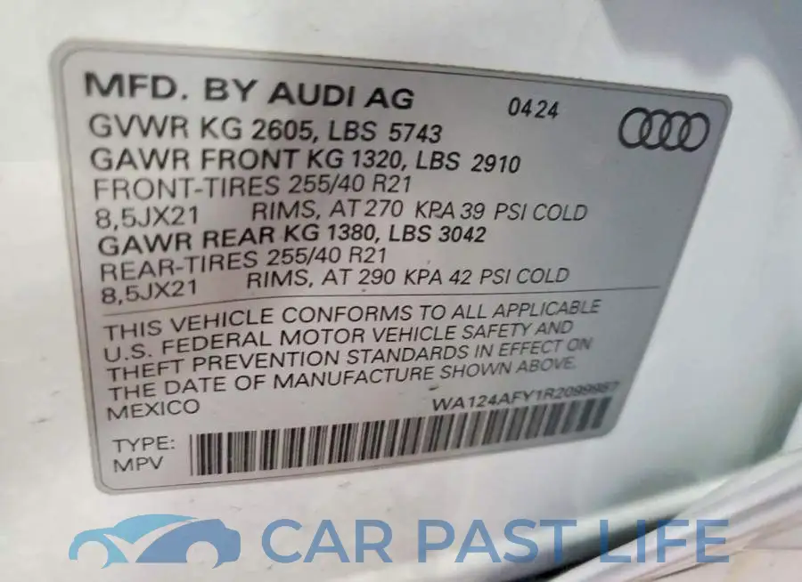 WA124AFY1R2099987# 13