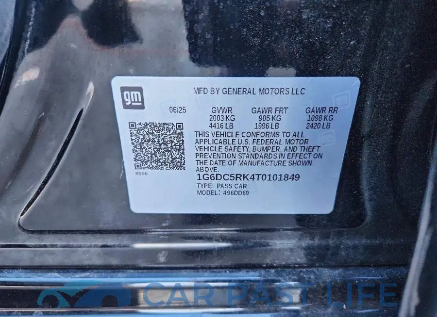1G6DC5RK4T0101849# 13