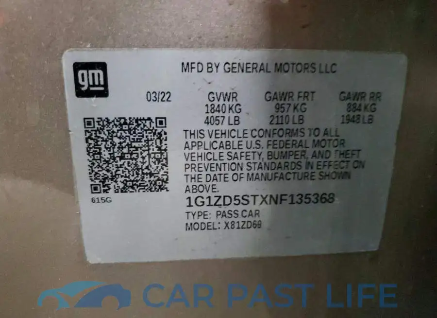 1G1ZD5STXNF135368# 12
