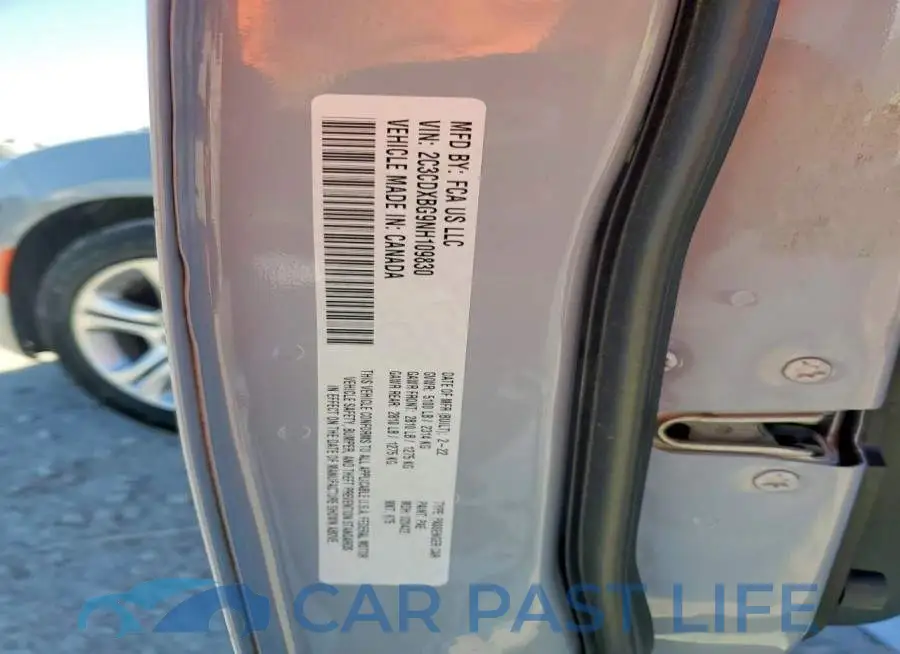 2C3CDXBG9NH109830# 12