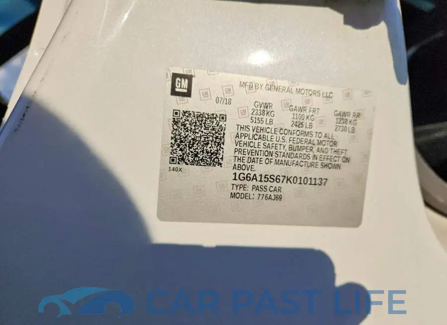 1G6A15S67K0101137# 13