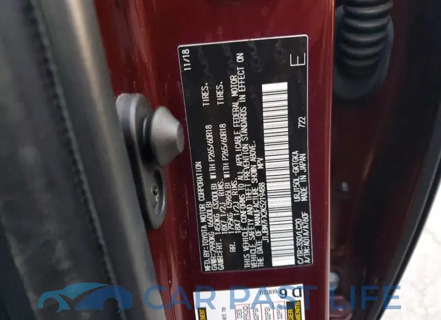 JTJBM7FX2K5219488# 14