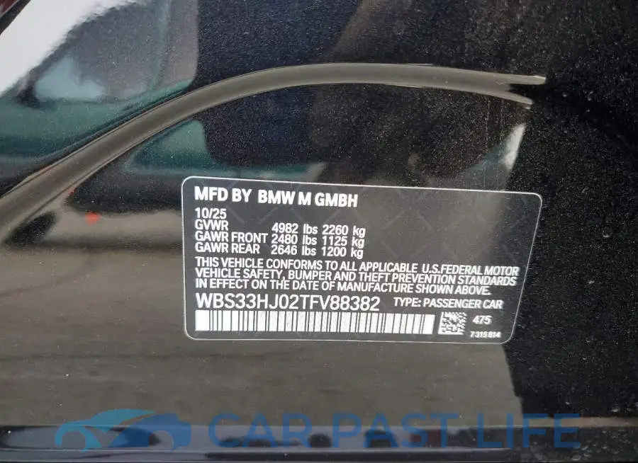WBS33HJ02TFV88382# 12