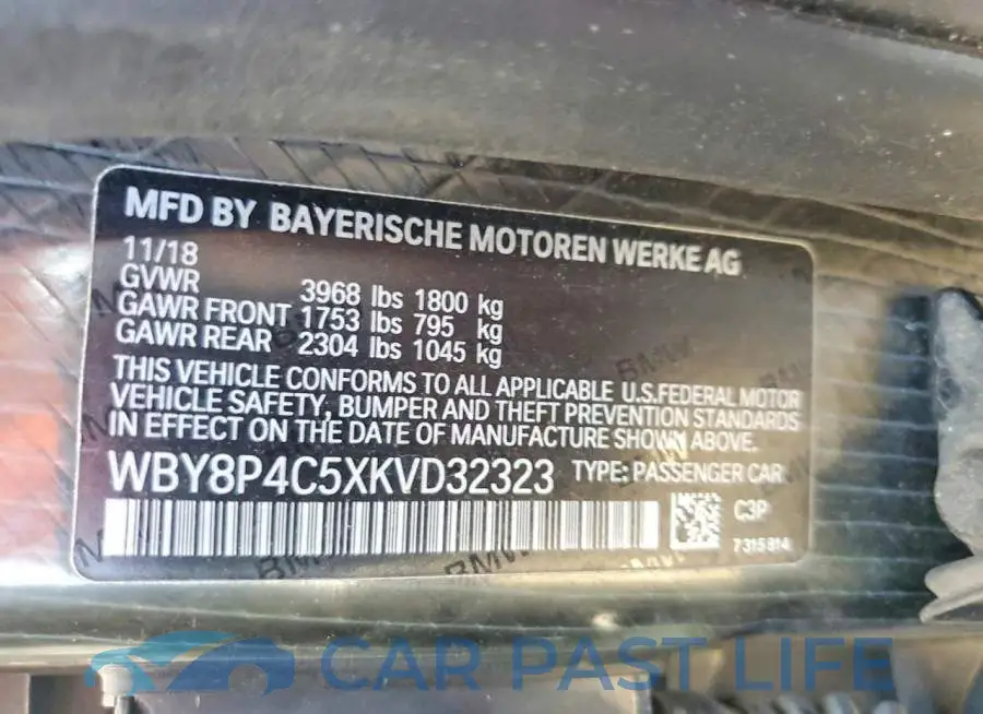 WBY8P4C5XKVD32323# 12