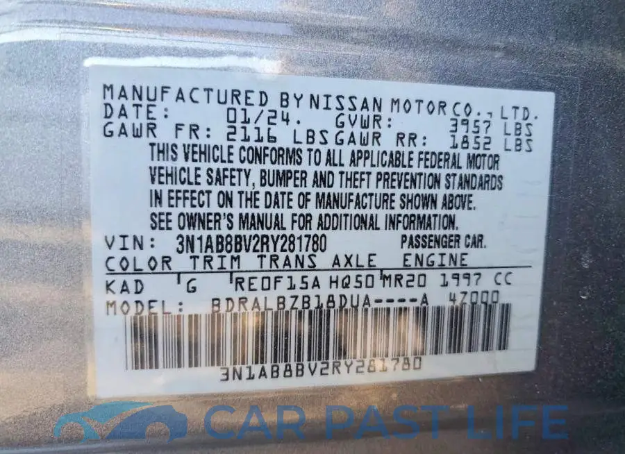3N1AB8BV2RY281780# 12