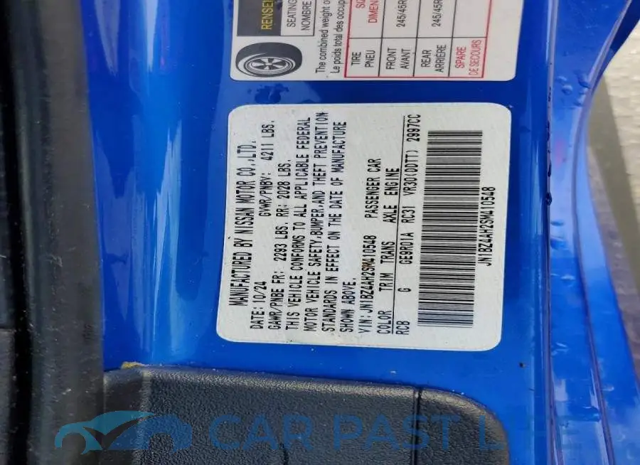 JN1BZ4AH2SM410548# 12