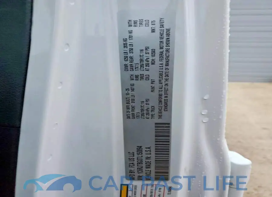 1C6RJTBG0TL150894# 12