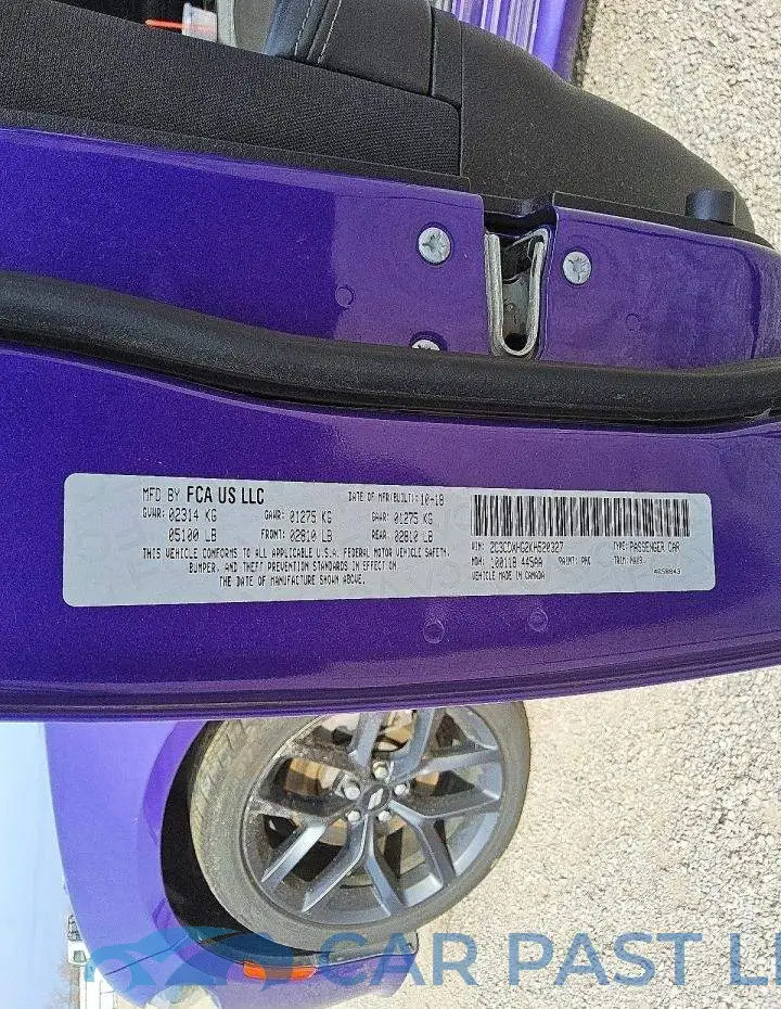 2C3CDXHG2KH520327# 13