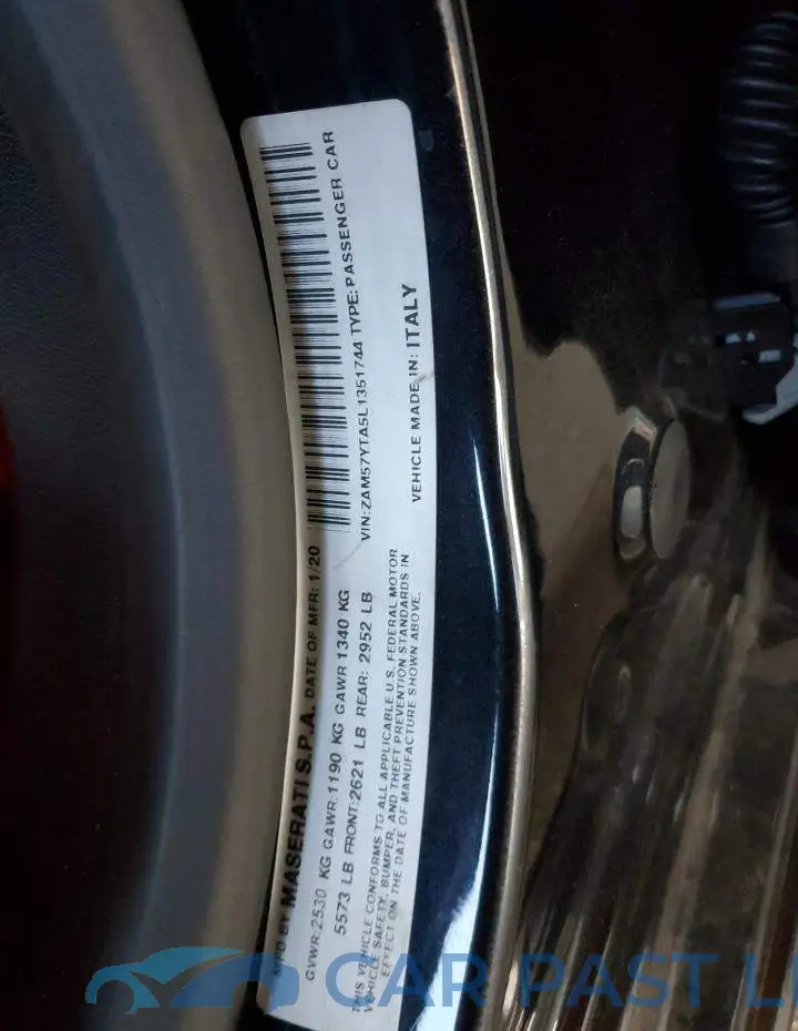 ZAM57YTA5L1351744# 12