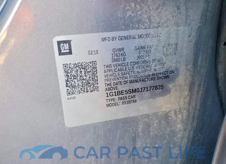 1G1BE5SM0J7177835# 12