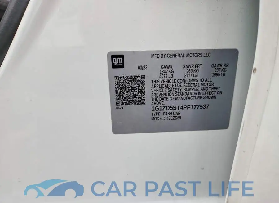 1G1ZD5ST4PF177537# 12
