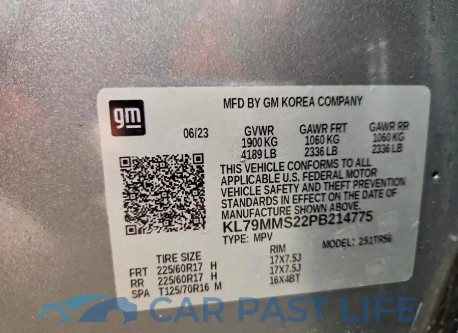 KL79MMS22PB214775# 12