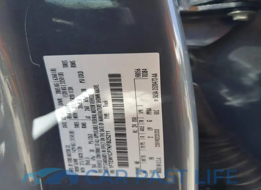 1FTEW1CP7KFB25211# 13