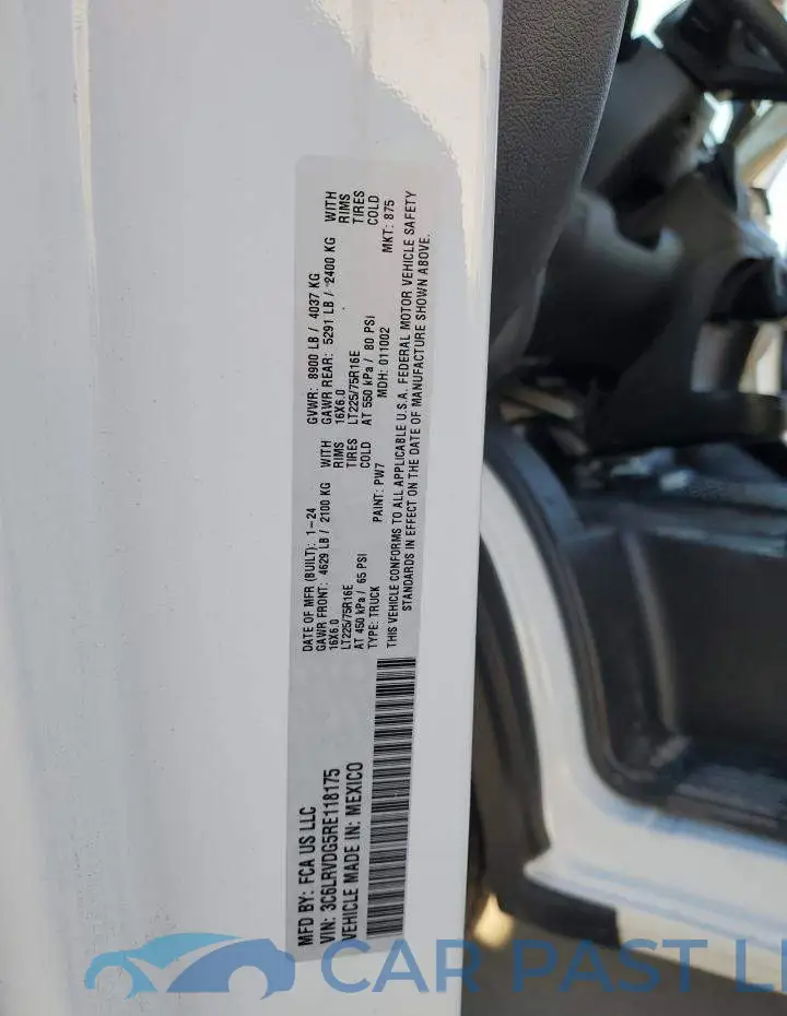 3C6LRVDG5RE118175# 13